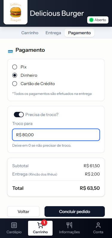 Pagamento